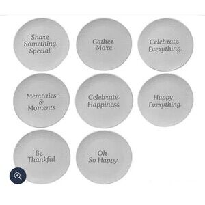 Temp-tations Special Edition Set of (8) 8" Celebrate Every Occasion Plates